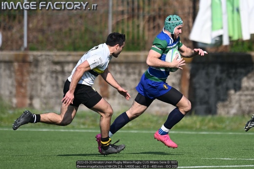 2022-03-20 Amatori Union Rugby Milano-Rugby CUS Milano Serie B 1631